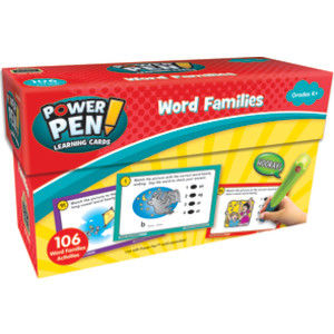 Power Pen&trade; Learning Cards: Word Families