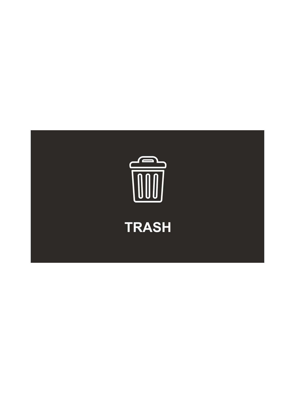 SPECTRUM – Ellipse Double Sign – Trash – Black-White