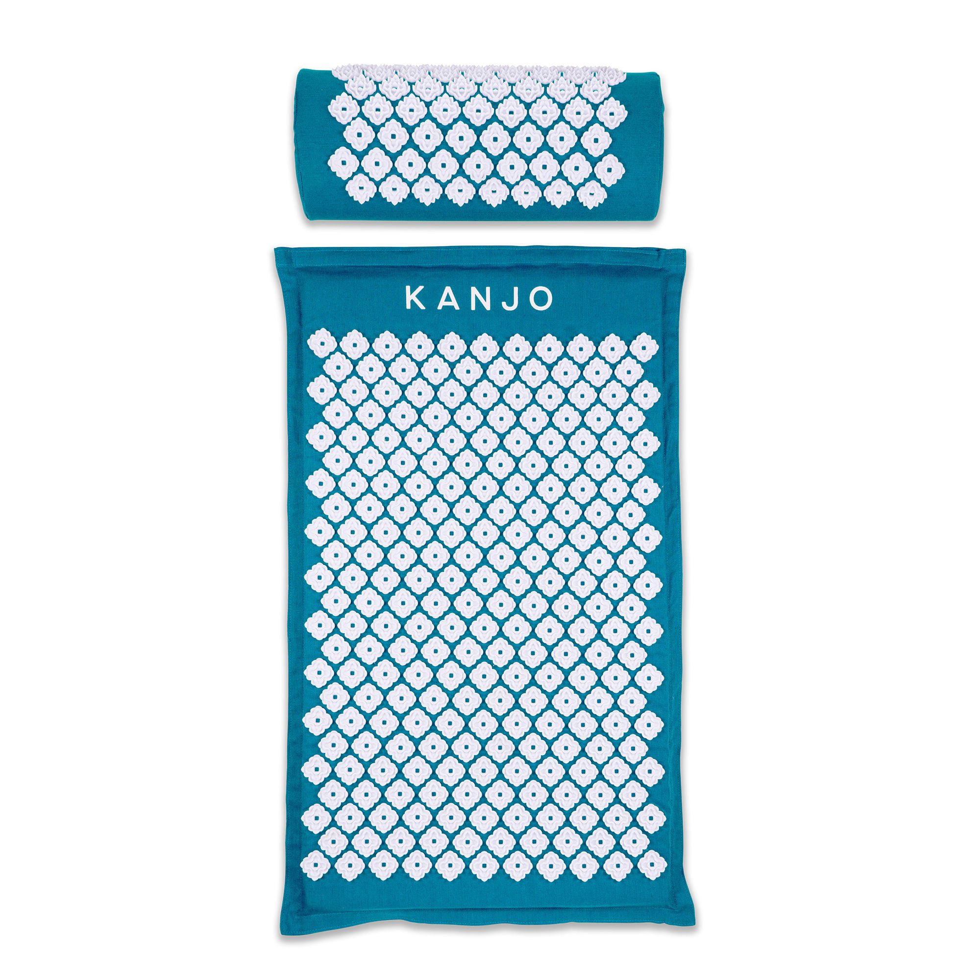 Kanjo Memory Foam Acupressure Mat Set, Teal