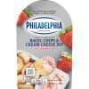Philadelphia Multigrain Bagel Chips & Strawberry Cream Cheese Dip, 2.5 oz Tray