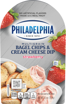 Philadelphia Strawberry Bagel Chips & Cream Cheese Dip, 2.5 Oz