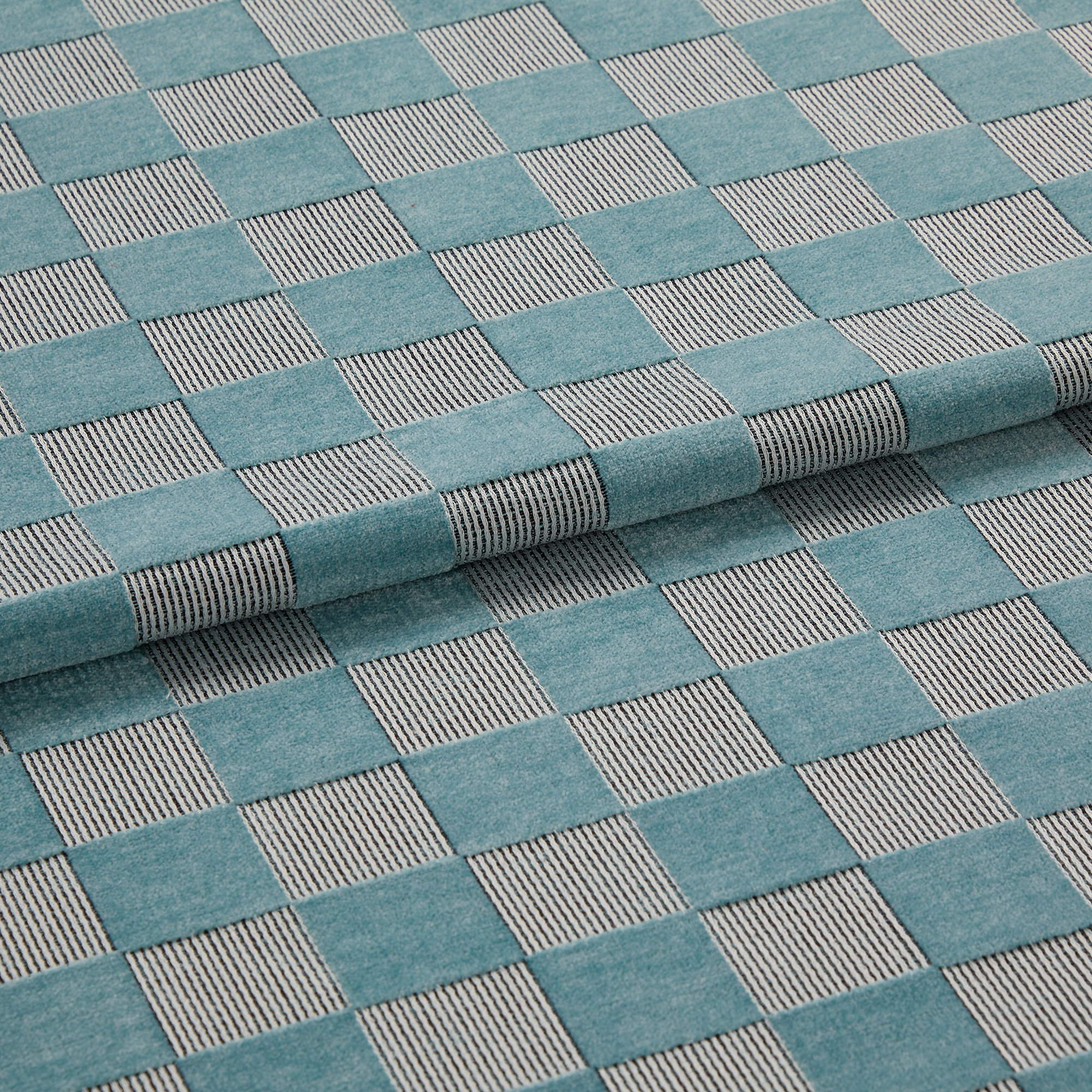 Checkerboard Mineral Curtains