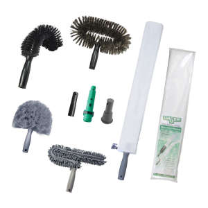 Unger, High Access Dusting Kit, Microfiber, Black