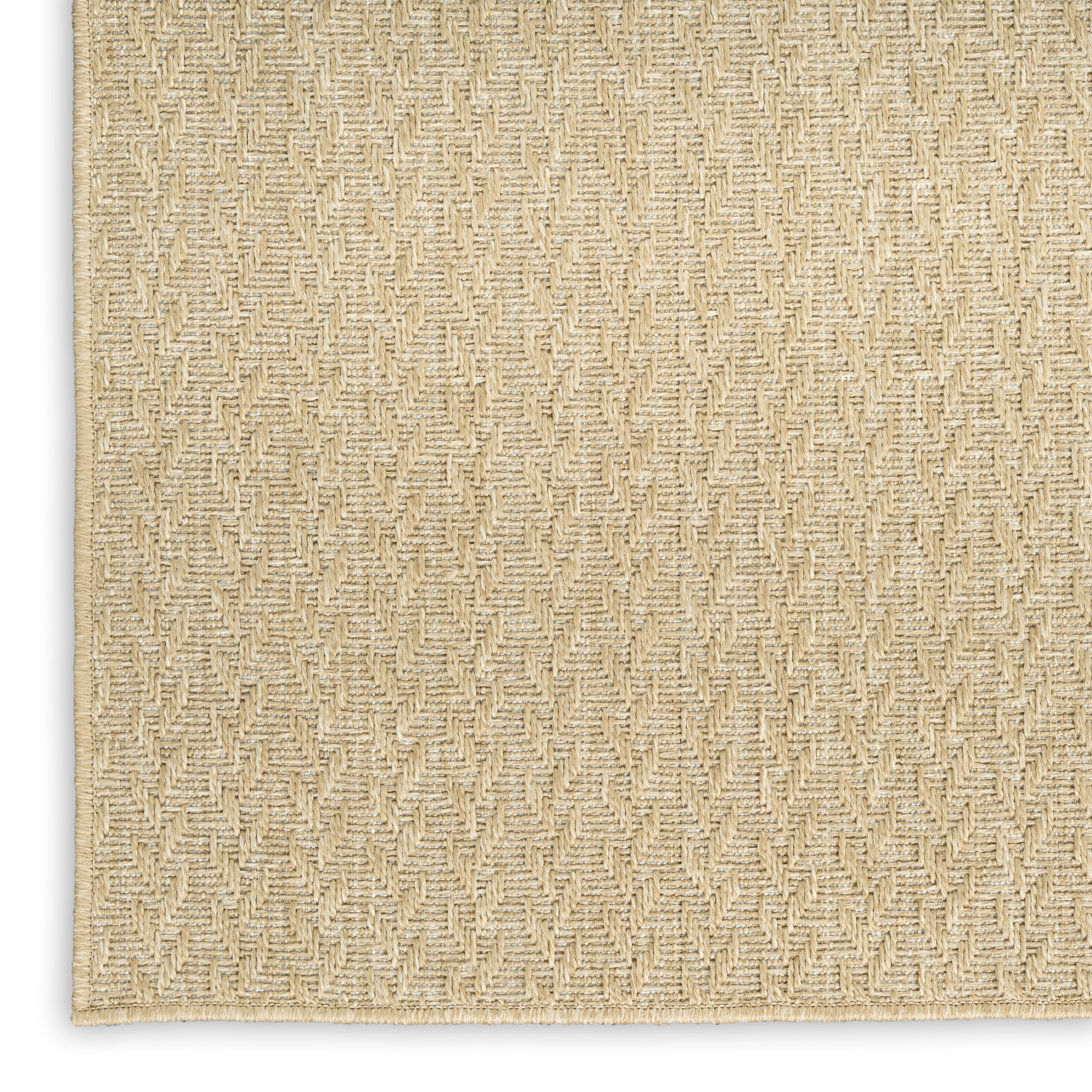 Nourison Tulum 10' x 14' Taupe Outdoor Rug