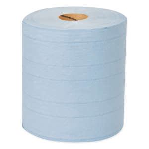 Tork, W1/W2, 4 ply, 11.00"x15.75", Paper, Industrial Wipers, Blue