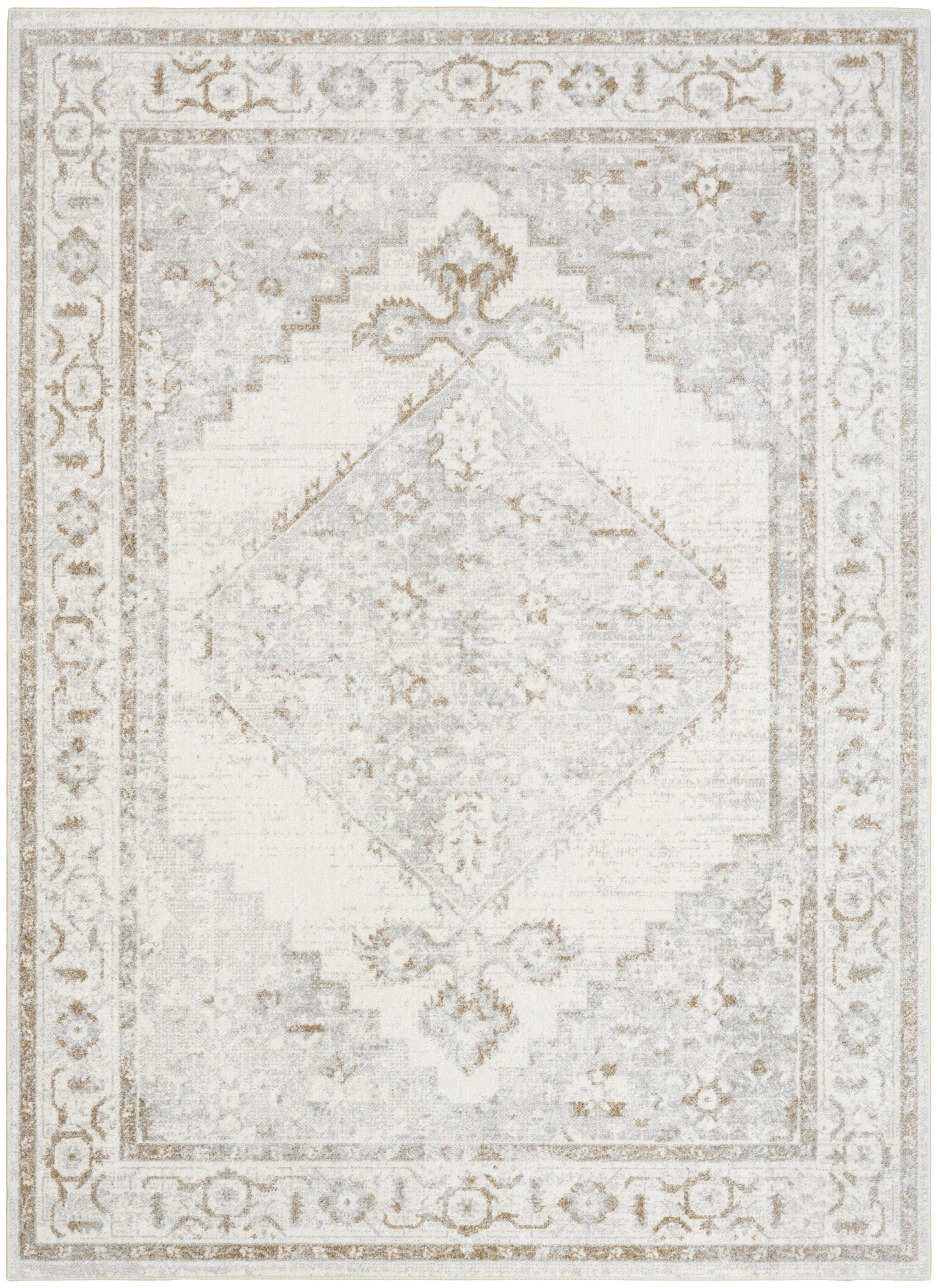 79.00" x 108.00" x .25" Astra Machine Washable Turkey N1662