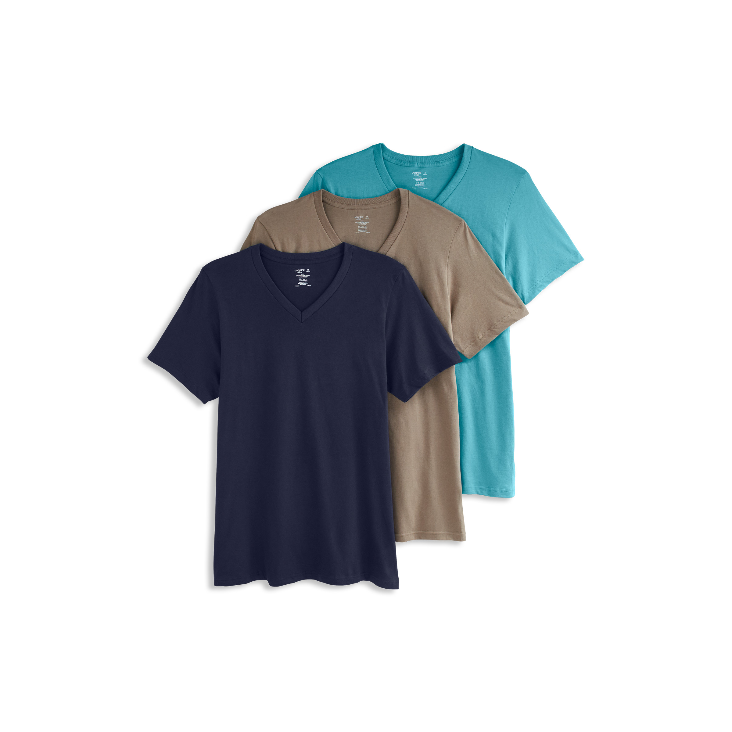 Jockey Men's Classic V-Neck Undershirt - 3 Pack - Picture 2 of 46
