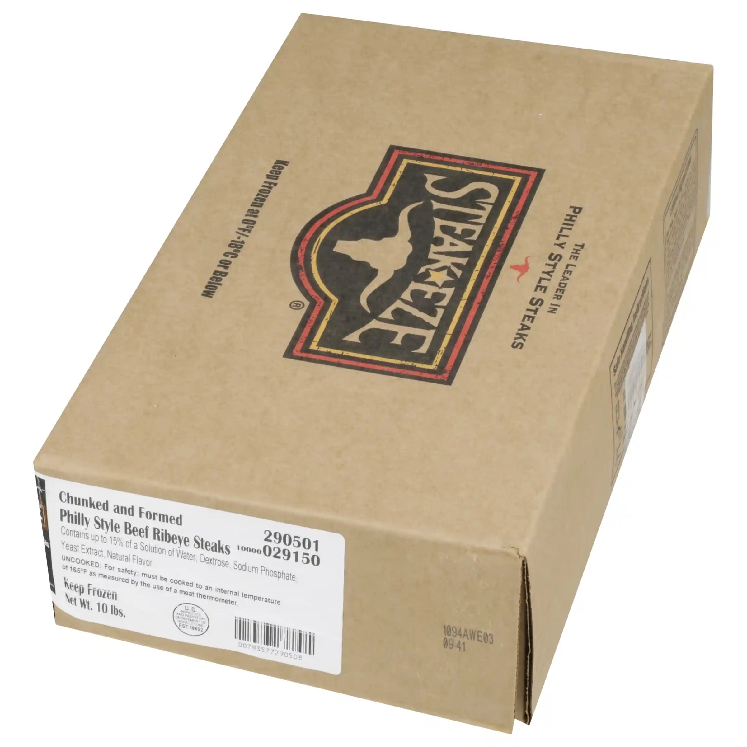 Steak-EZE® Traditional Beef Ribeye Flat Steak, Lightly Marinated, 5 oz_image_5