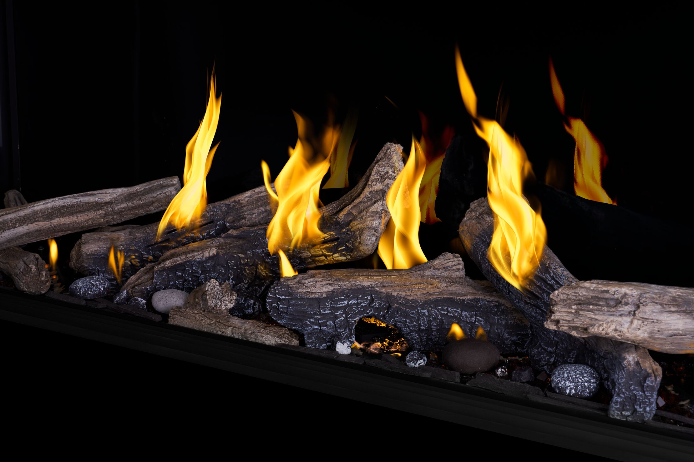 Driftwood Luminous Log Burner Kit