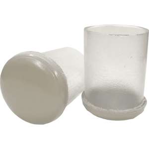 EXTCSSL516PC, Expanded Technologies, Clear Sleeve Sliders Floor Protector, 1-1/2 in to 1-5/8 in, Clear, 16 Pack