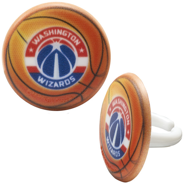 NBA Team Basketball Cupcake Rings