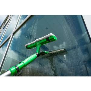 Unger, 10", VisaVersa Pro Complete 2-in-1 Microfiber Window Washer with Removable Squeegee