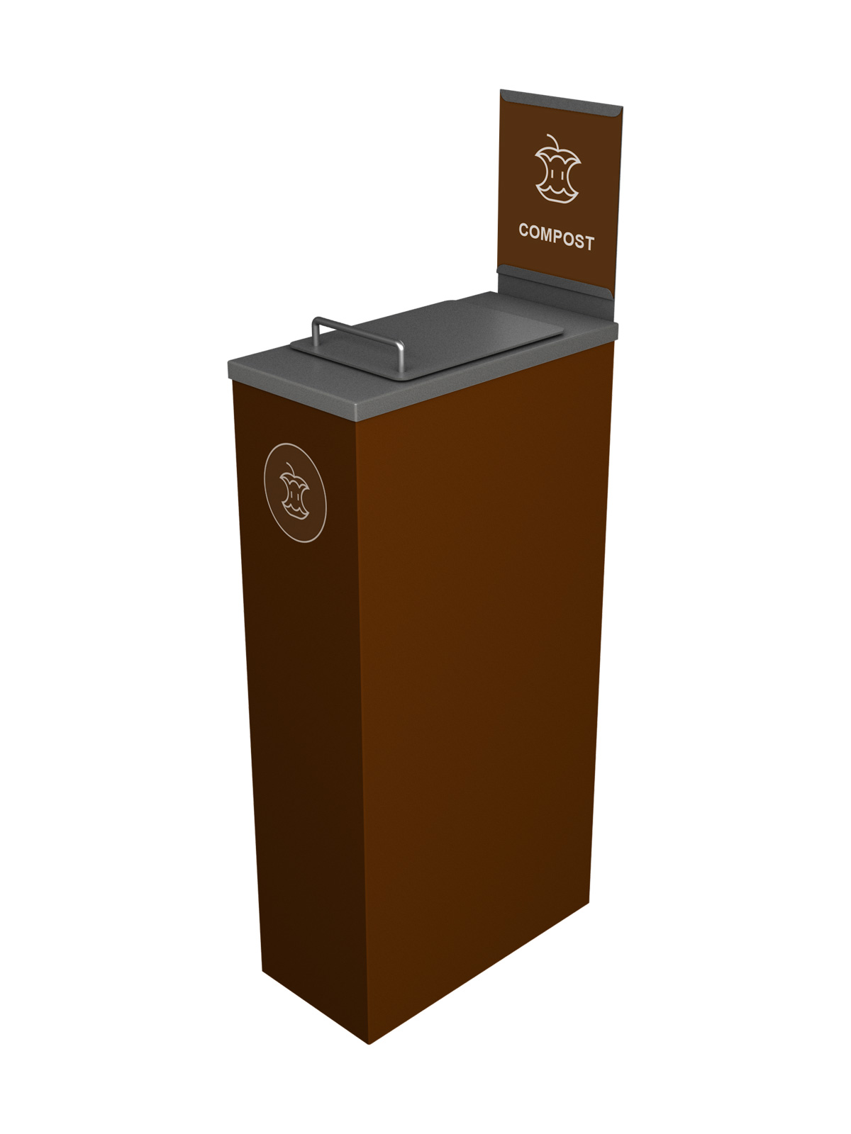 SPECTRUM – Single – Kit – Cube Slim – Compost – Lift – Brown