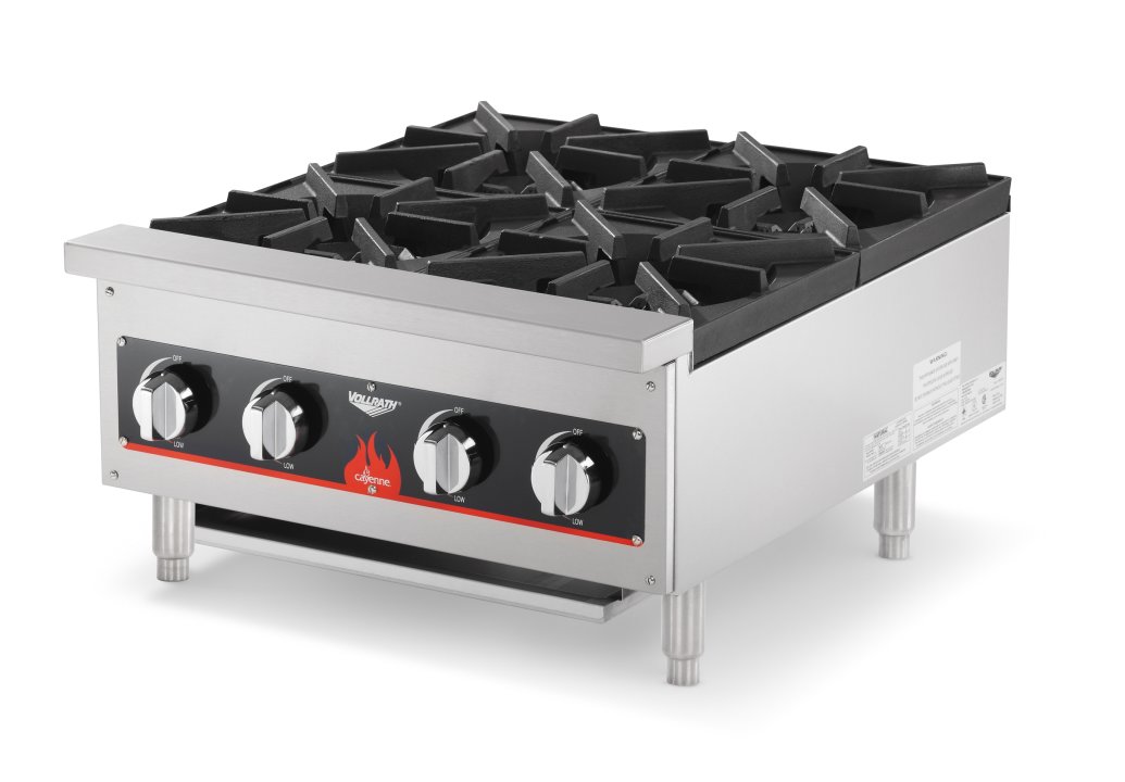 24-inch 4-burner Cayenne® countertop gas hot plate