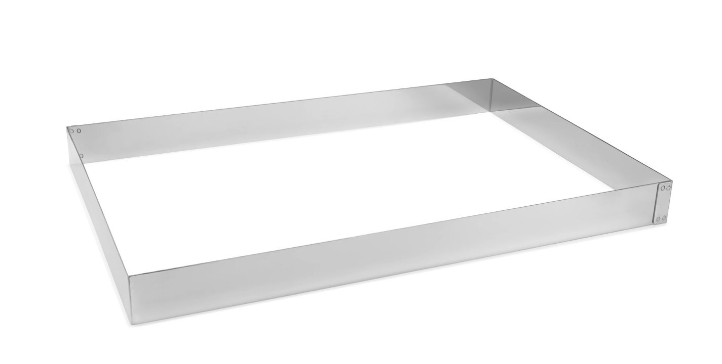 Extender for baking sheet 47.5 x 30.5 x 5 cm stainless steel