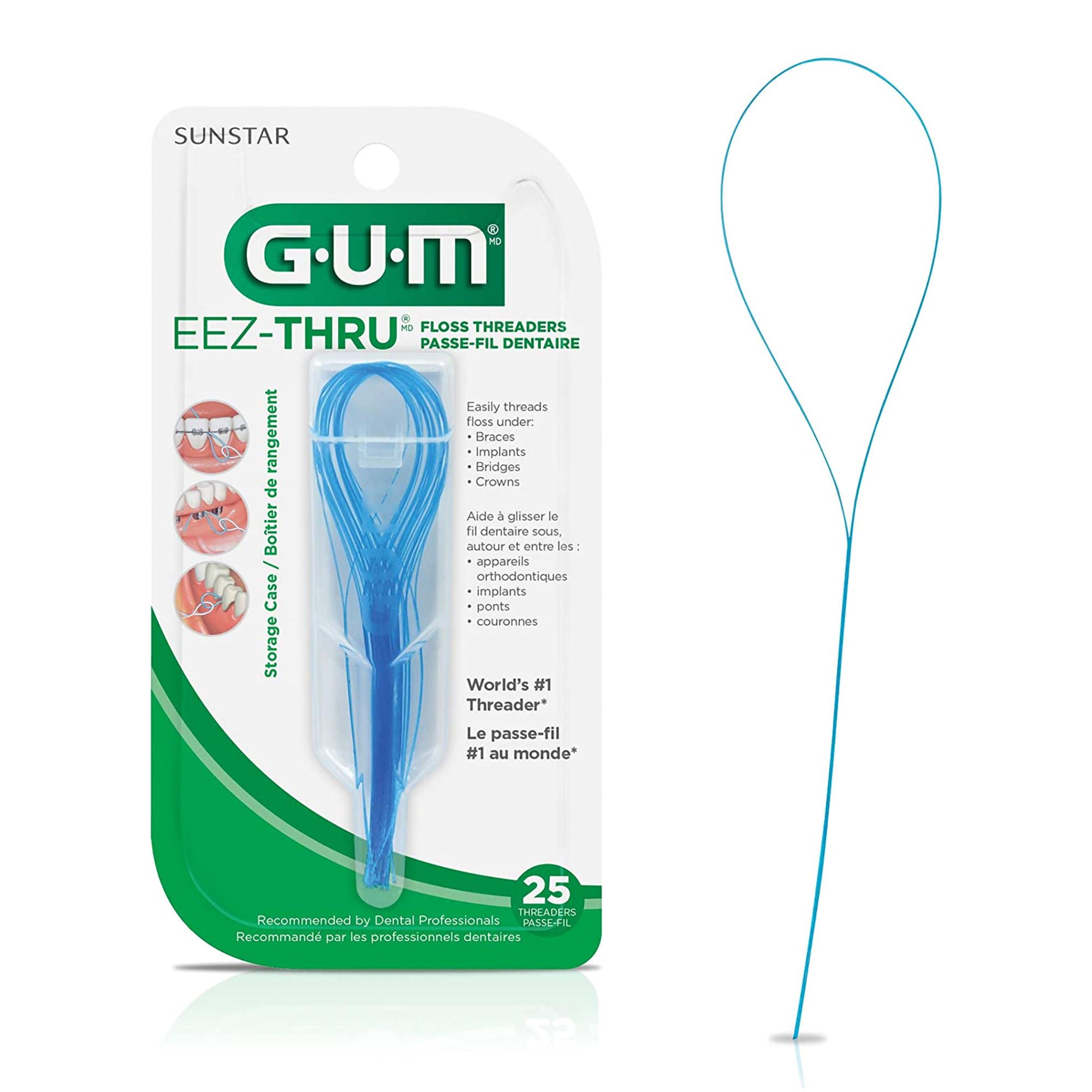 Sunstar Butler FLOSSERS, THREAD GUM (25/PK)
