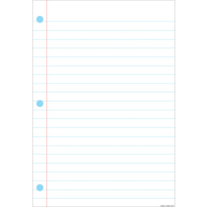 Smart Poly&trade; Notebook Page Chart, Dry-Erase Surface, 13" x 19"