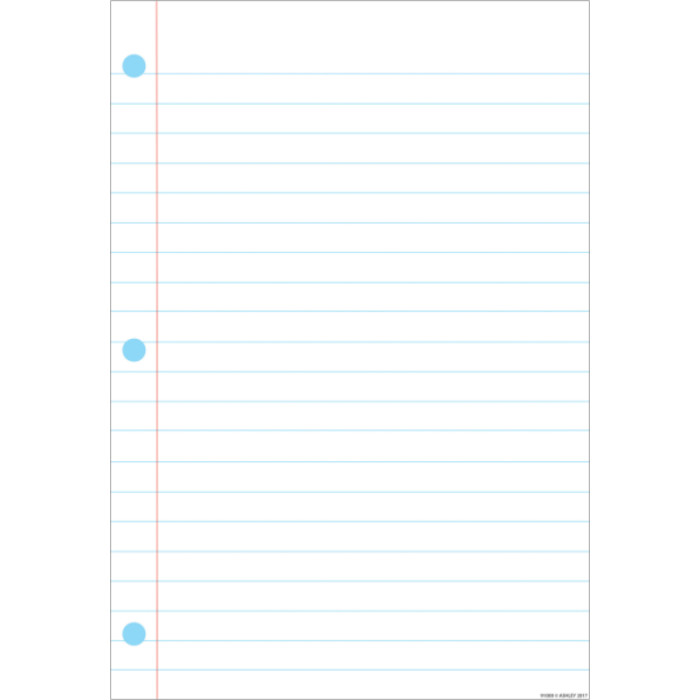 Smart Poly&trade; Notebook Page Chart, Dry-Erase Surface, 13" x 19"