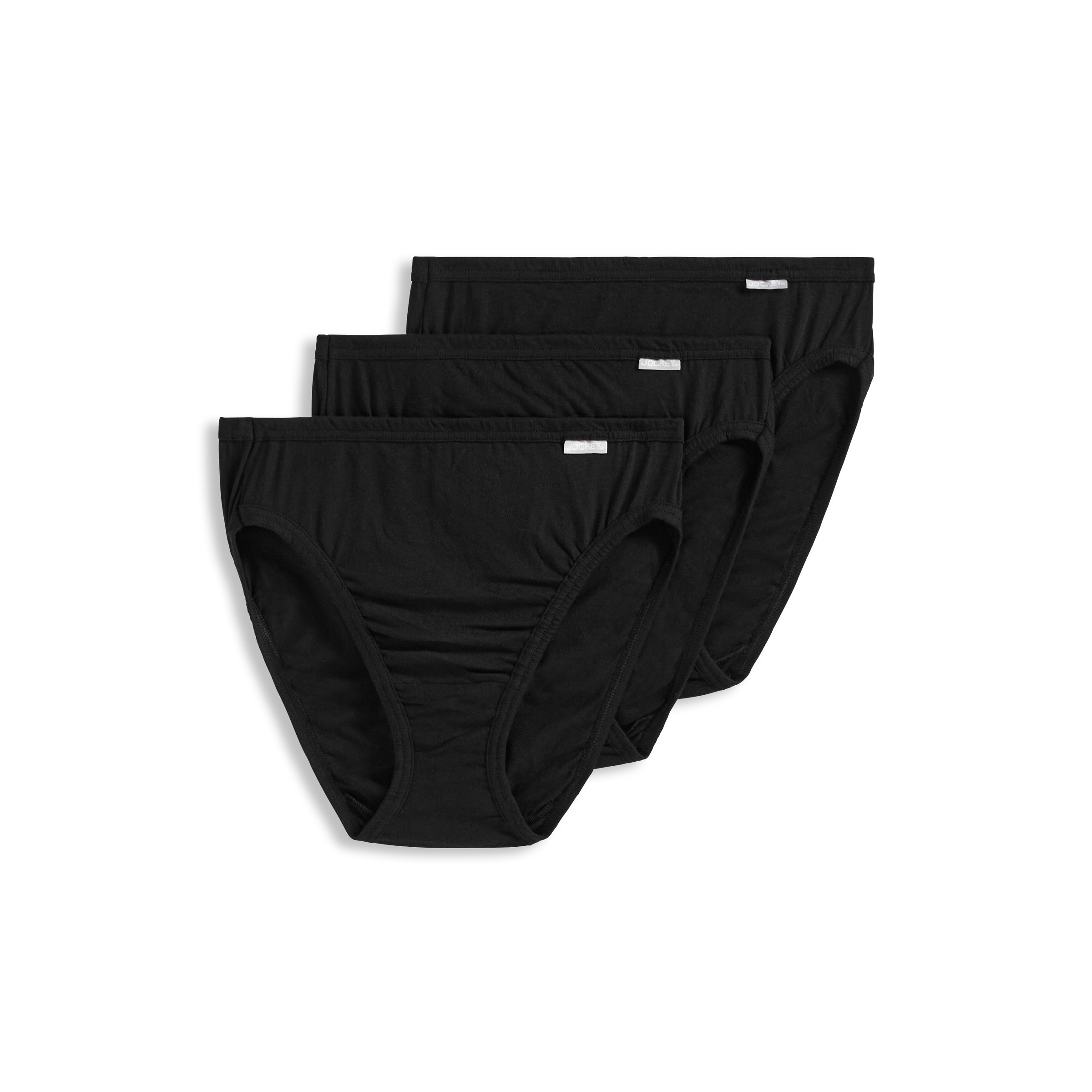 Jockey Women’s Plus Size Elance French Cut – 3 Pack