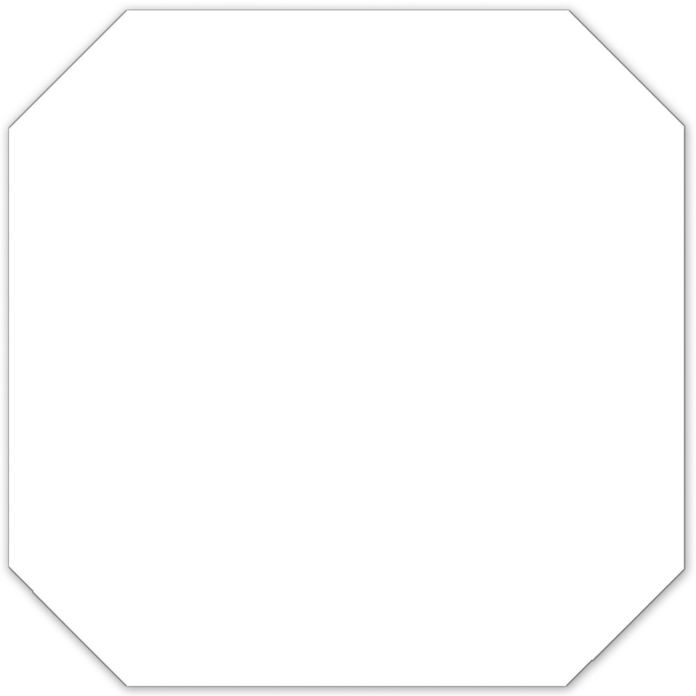 Monocolor Octagon Alaska 12-1/4 in. x 12-1/4 in. Ceramic Floor and Wall Tile