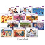 Newmark Learning Decodable Readers Grade K Consonants and Short Vowels (u, e), 20 Books NL-6832