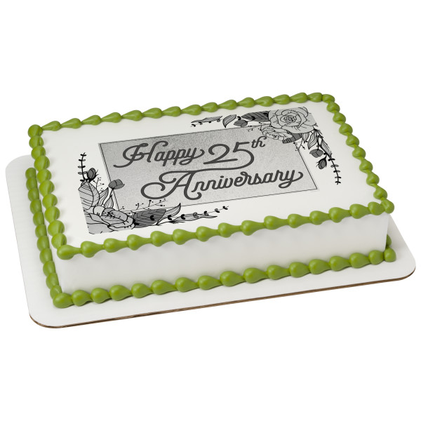 25th Anniversary PhotoCake® Edible Image®