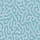 Irregular teal squiggles form a maze-like repeating pattern across a pale blue, fine-dotted, woven-texture background, producing an all-over textile or wallpaper-like appearance.