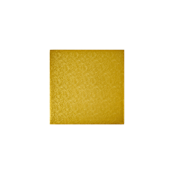 10" Square Gold Foil Cake Board