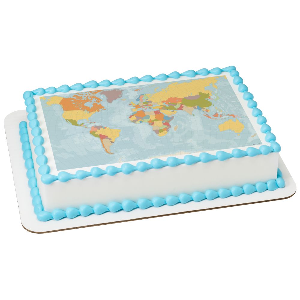 Image Cake World Map
