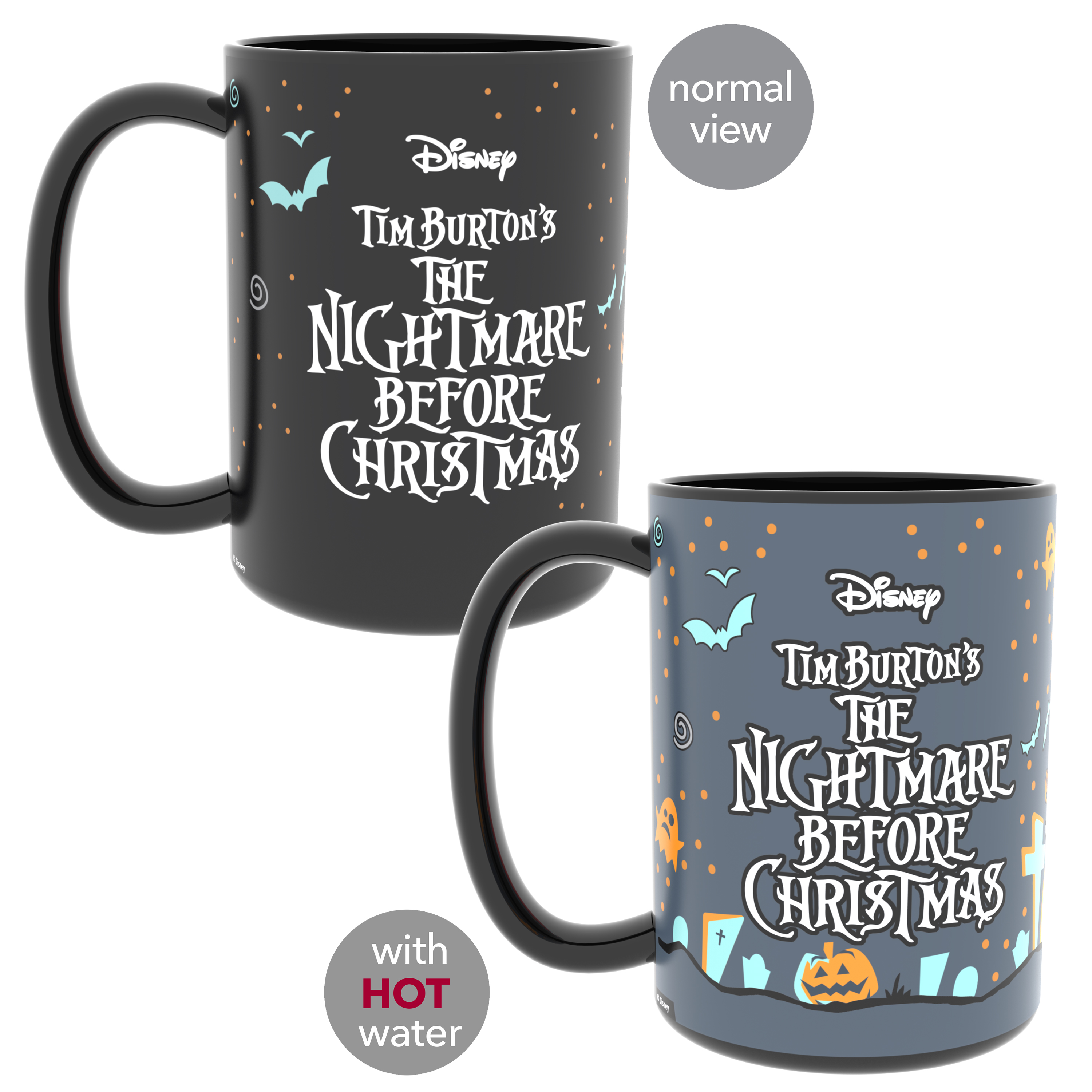 Disney The Nightmare Before Christmas 15 ounce Coffee Mug and Spoon, Jack the Pumpkin King & Sally slideshow image 4 Disney The Nightmare Before Christmas 15 ounce Coffee Mug and Spoon, Jack the Pumpkin King & Sally slideshow image 4