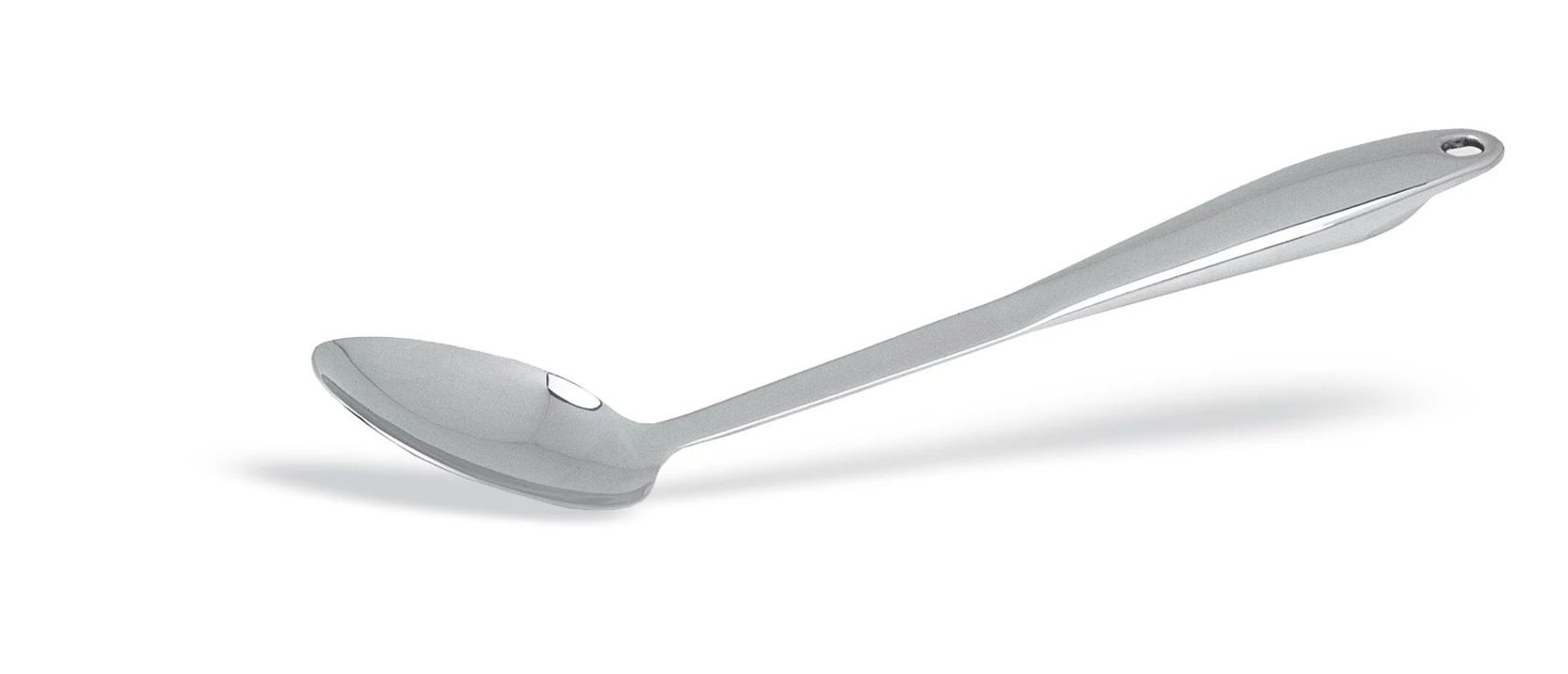 Ergo Line One piece serving spoon 34.5 cm stainless steel in mirror finish
