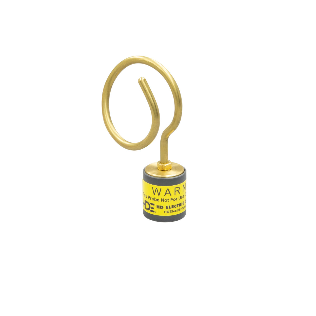 Overhead Brass Pigtail Probe for use with Double Vision, DigiVolt, MARK and EM series of voltmeters and UCT-8 cable fault tester and AT-100 Arrester Tester
