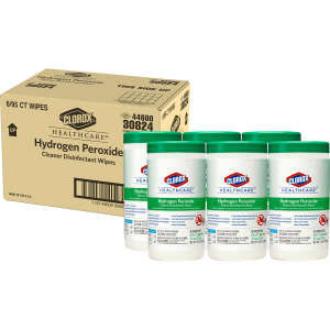 Clorox, Clorox® Healthcare® Hydrogen Peroxide Cleaner Disinfectant Wipes,  95 Wipes/Container