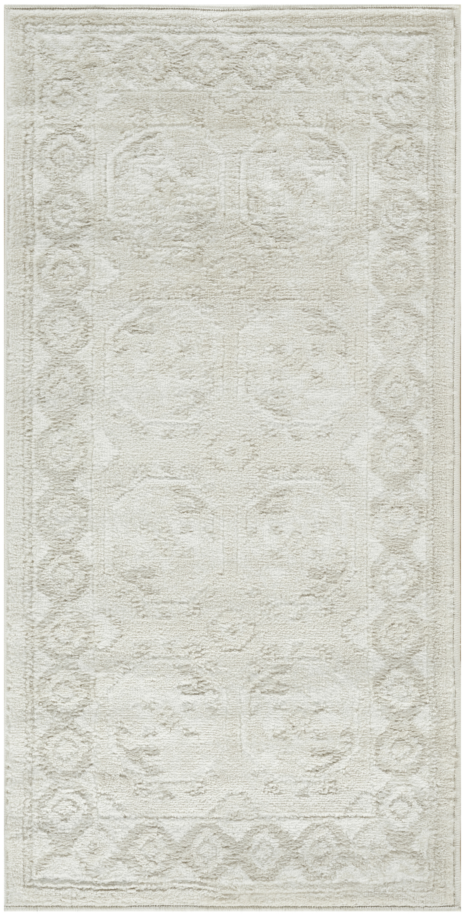 Nourison Dekor 2' x 4' Ivory Beige Vintage Indoor Rug