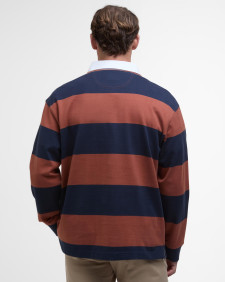 Broome Rugby Shirt Navy/Rust