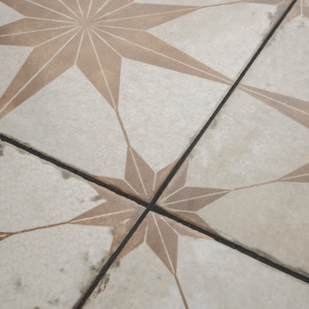 Kings Star Oxide 17-5/8 in. x 17-5/8 in. Ceramic Floor and Wall Tile