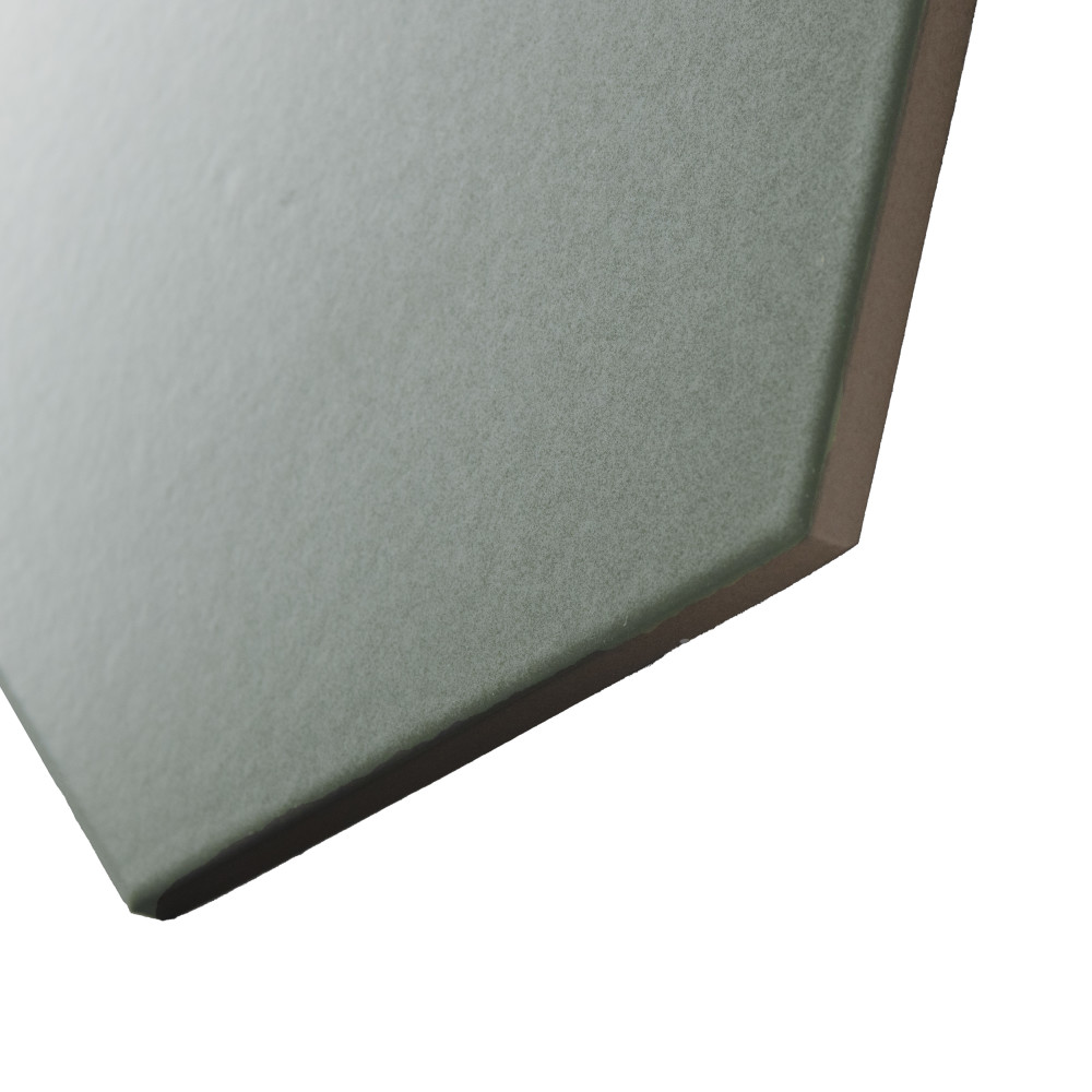 Textile Basic Hex Moss 8-5/8 in. x 9-7/8 in. Porcelain Floor and Wall Tile