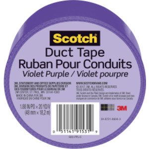 Duct Tape for Artists, 1.88 in x 20 yd (48 mm x 18.2 m), Purple