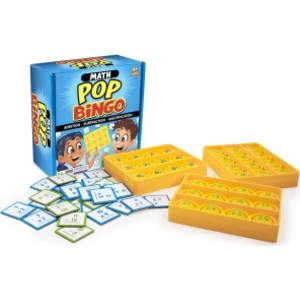 Math Pop Bingo Game, 32 Pieces