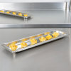 Half-long-size 1 ¼-inch-deep Super Pan V® stainless steel steam table pan