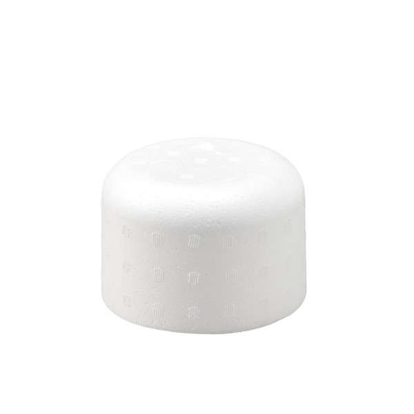 Round Edge Styrofoam 6" x 4" Cake Form