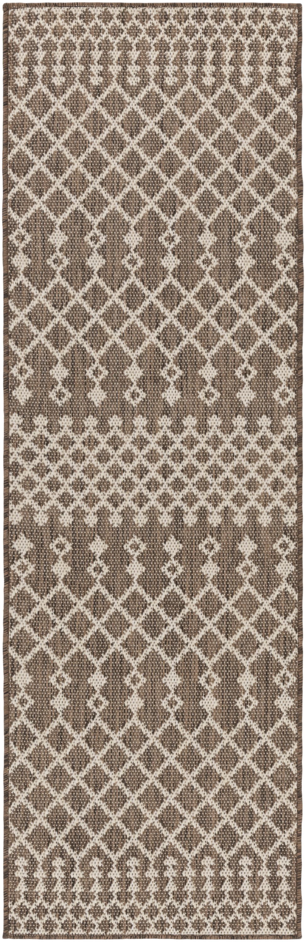 Nourison Positano 2' x 6' Natural Modern Rug