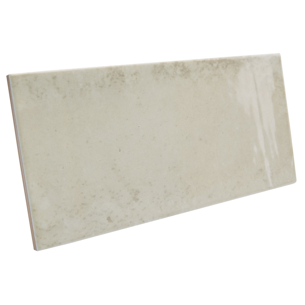 Camden Bone 4 in. x 8 in. Ceramic Wall Tile