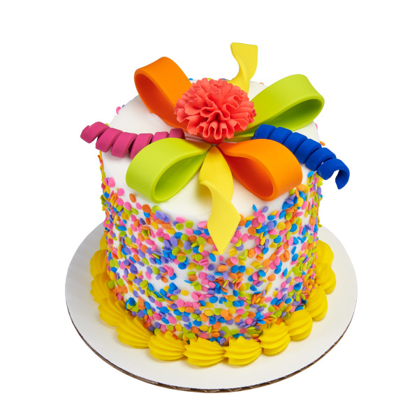 Multi-Colored Burst Assortment Gum Paste Layon