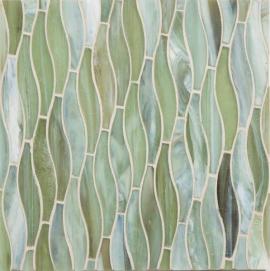 Vihara Jade 1×4-7/8 Swish Mosaic Silk
