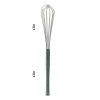 24-inch stainless steel French whip with nylon handle