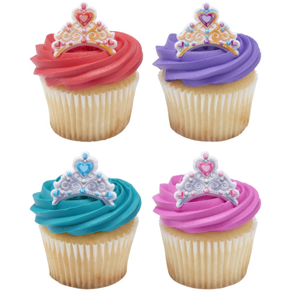 Crown Jewels Cupcake Rings