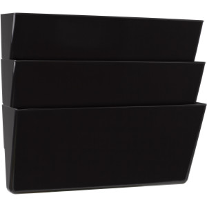 Unbreakable Wall Files, Legal, Black, Set of 3