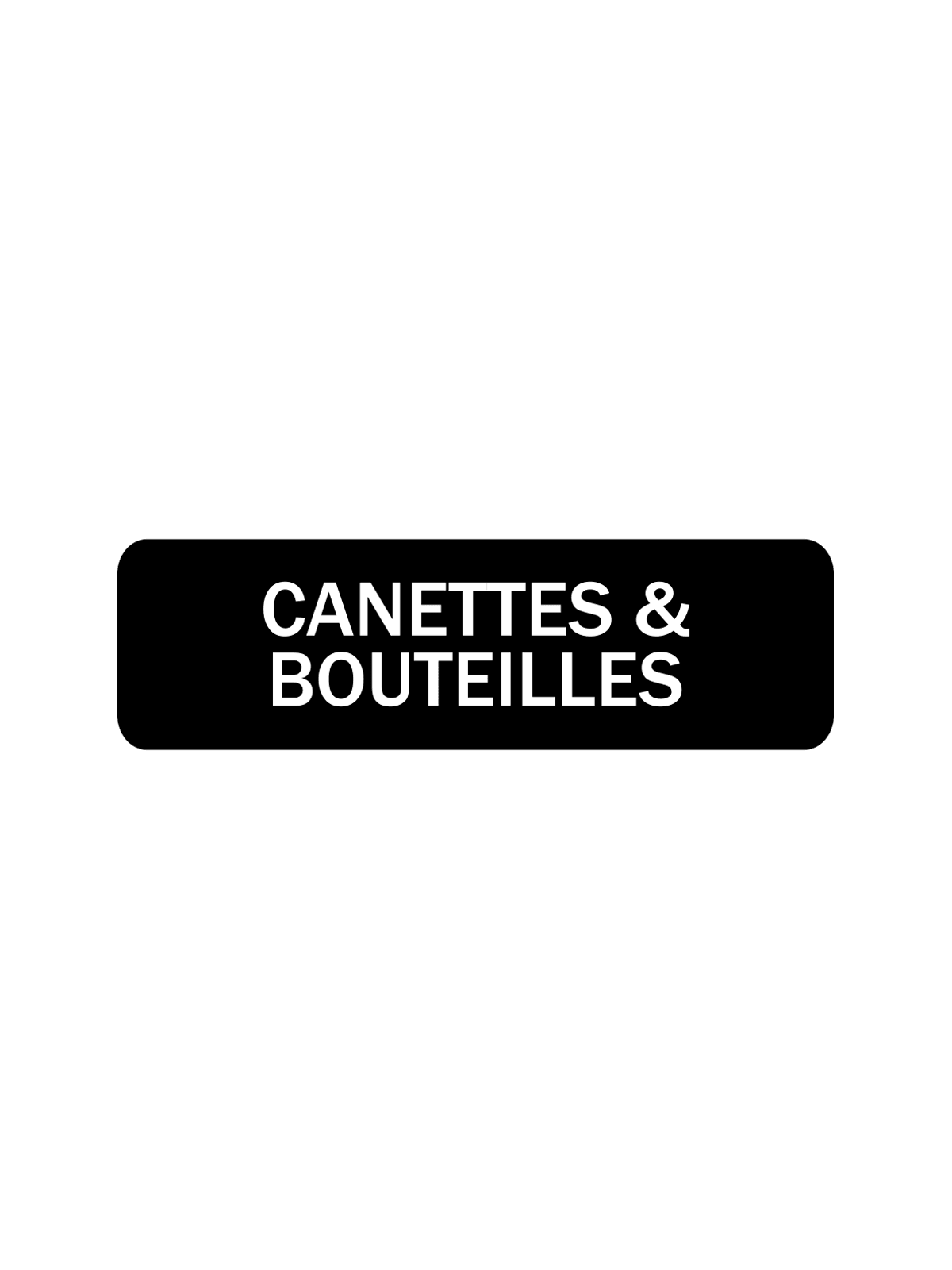 ARISTATA – Label – Canettes et Bouteilles – Black-White