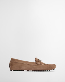 Laire Driving Shoes Light Trench Suede